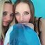 48 Holly and Crystal having fun with blowing
