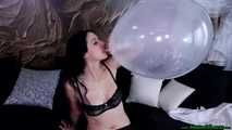 Blowing up multiple wet transparent U16 with a Blow2Pop
