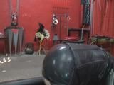 Licking dildo fucking in the horny asshole with clean 