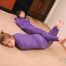 [From archive] Alexa and Satisfaction Girl are wrapped in purple vet wrap (3/3)