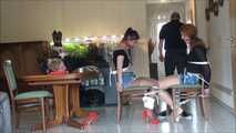 Lea, Saskia und Wendy - Die Bondageparty 2  Teil 2 von 5