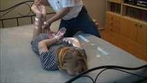 Gina and Stefanie – Hogtie Challenge, Part 1 of 6
