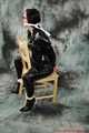 PVC Catsuit, overknees and harness