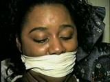 33 YEAR OLD BLACK NURSE GETS ACE BANDAGE CLEAVE & OTM WRAPPED GAGGED & HANDGAGGED (D48-14)