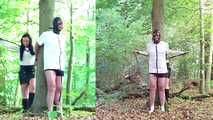 Filled with piss in the forest and jerked off