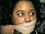 33 YEAR OLD BLACK NURSE GETS ACE BANDAGE CLEAVE & OTM WRAPPED GAGGED & HANDGAGGED (D48-14)
