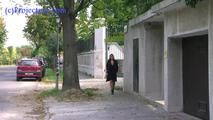 050012 Roxy Pees In The Residential Street