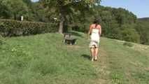 040005 Andrea Takes A Pee From A Bench In The Park