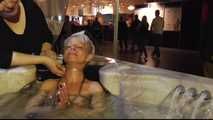 Public Whirlpool Bondage for Lena King
