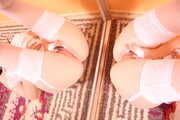 Reflections of my cameltoe pussy