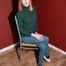 Amber in Taped to a chair on a Tuesday in a Turtleneck