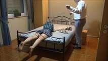 Stefanie – Tied to the bed and tickled – Part 1 of 3