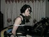 24 YR OLD GERMAN GIRL GRETCHEN IS HOMEMADE PLUG GAGGED, HANDGAGGED, MOUTH STUFFED, HOG-TIED, CLEAVE GAGGED, AND F0RCED TO SMELL HER STINKY HIGH HEEL SHOE (D54-15)