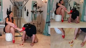 Suck the squashed cake off my feet