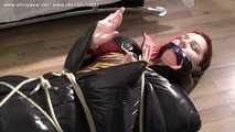 Ivette - tied in a sleepingbag