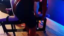 Bound and spanked 
