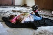 Anna hogtied in a lost place PICS