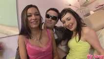 Threesome, 2Girls one dick.