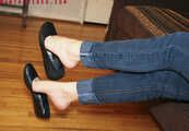 Smelly Flats on Bare Feet