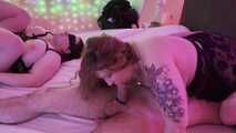 Private swinger party with my 2 besties Kathy and Sabrina and loads of fucking