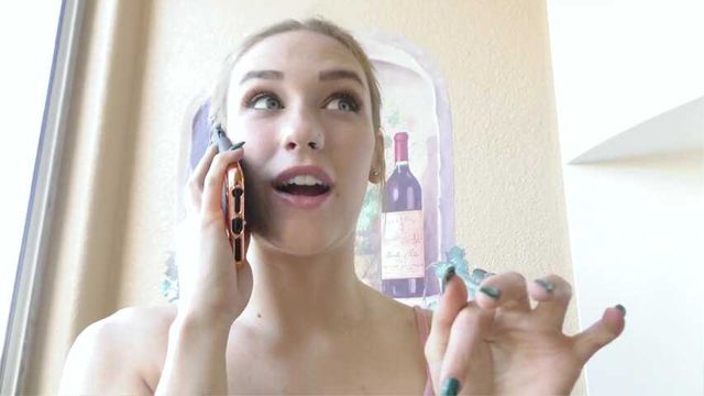 Kasey Miller Has Her Teen Pussy Fucked By Her BF's Stepdad