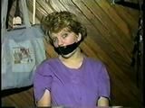 22 Yr OLD LISA IS TAPED UP IN A CLOSET & ELECTRICAL WRAP TAPE GAGGED (D38-5)