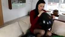 neck stretching and Blow2Pop enormous black U16 **excellent**