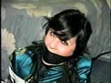40 Yr OLD HAIRDRESSER WRAP TAPE GAGGED & BALL-TIED 8:48 (D21-9)
