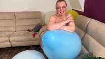 playing, nail2pop and stick2pop all balloons