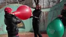 154 3 girls, 3 balloons (24" Qualatex ClubSteffi)