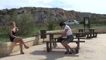 016185 Eve Pees In The Picnic Area