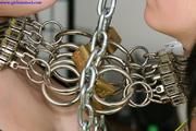 Dani and Vicky in 10 (!) neckcuffs