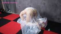 Xiaoyu Endures Vacuum Bag with Balloons