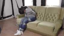 Jasmin in hogtie 3/6