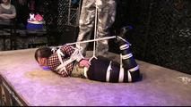 Rope Battle Hogtie for Yvette Costeau
