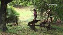 030041 Salma Pees On The Outhouse Floor