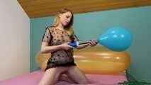 nude handpump2popping six balloons