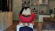 Spitting and Facesitting with hot Leggings