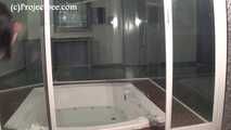 089006, 121001, 122001, 122001, 123001,124001 Five Young Mexican Girls Taking Turns To Pee In The Jacuzzi