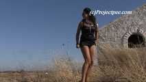 016222 Eve Pulls In For A Roadside Pee