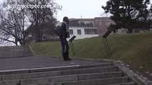 119007 Donna-Jo Pees Down The Park Steps