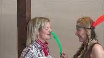 Melina and Steffie - Cowboy and Indians Part 3 of 6