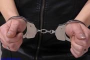 Leather and handcuffs