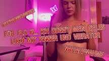 Userwunschvideo! Für Flo ficke ich doggy mein geiles Loch mit Fingern und Vibrator
