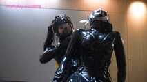 Xiaomeng and Xiaoyu Mutual Breathplay in Latex
