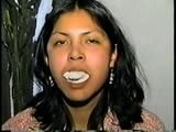 18 Yr OLD AMERICAN INDIAN COLLEGE STUDENT IS MOUTH STUFFED, BAREFOOT, TOE TIED, CLEAVE GAGGED & TIED TO A CHAIR (D55-3)