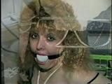 BEAUTIFUL DOE EYED REBECCA IS BALL-GAGGED & BOUND TO A CHAIR (D36-12)