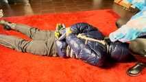 Sébastien's extremely hard breathplay in hogtie.