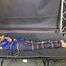 Lena Buttplugged, bound and gagged in shiny nylon Rainwear