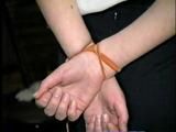 19 Yr OLD STUDENT BALL-GAGGED, RAWHIDE TIED & CALLING FOR HELP (D29-3)
